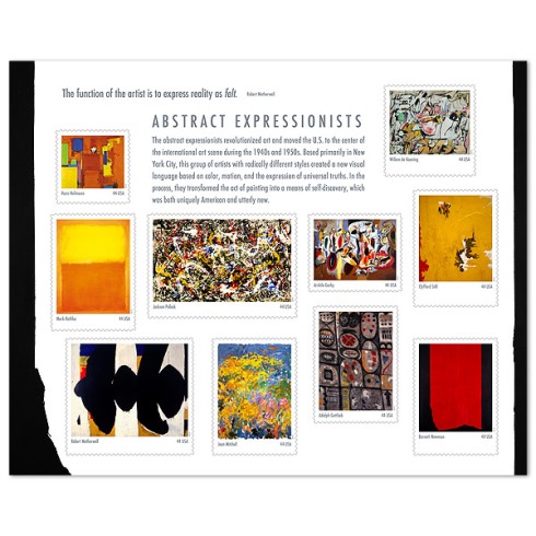Abstract Expressionists stamps